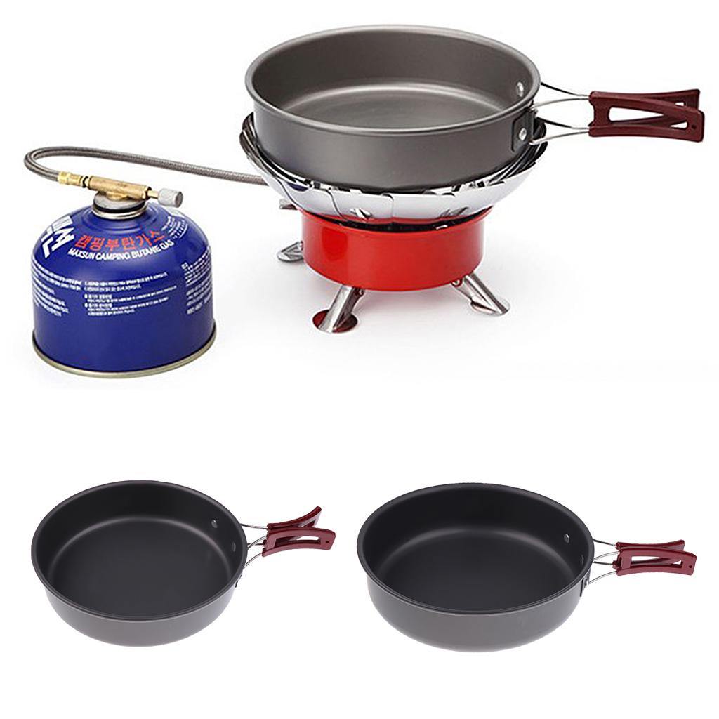 Camping Cooking Frying Pan - Padella Antiaderente Portatile da Campeggio con