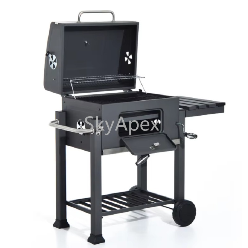 Camping Cooking Easy - Carrello per Barbecue a Carbone per
