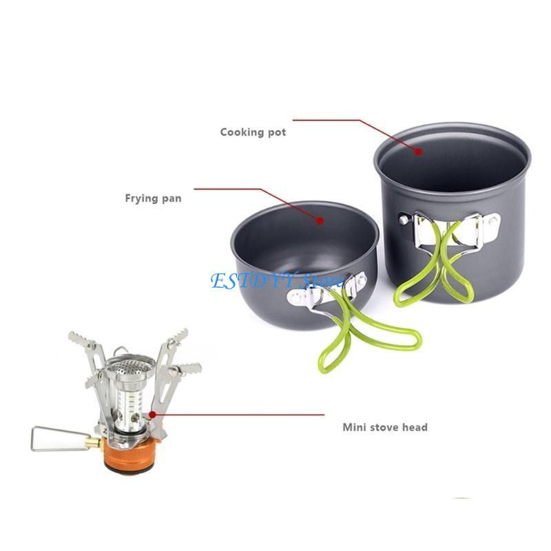 Camping Cooking Easy - G6DE pentole da campeggio Bruciatori a