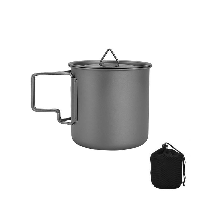 Camping Cooking Utensil Bag - Tazza da campeggio in titanio con