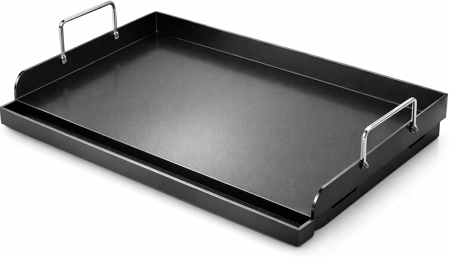 Camping Cooking Flat Top - Piastra per Griglia in Ghisa Antiaderente