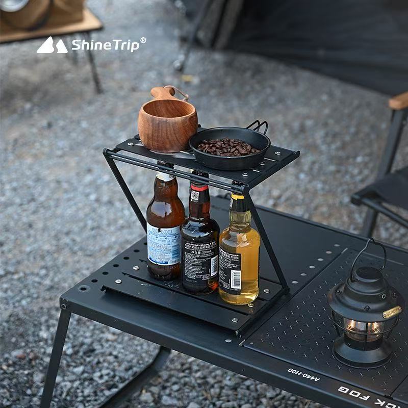 Camping Cooking Utilities - ShineTrip Supporto Pieghevole a Z per