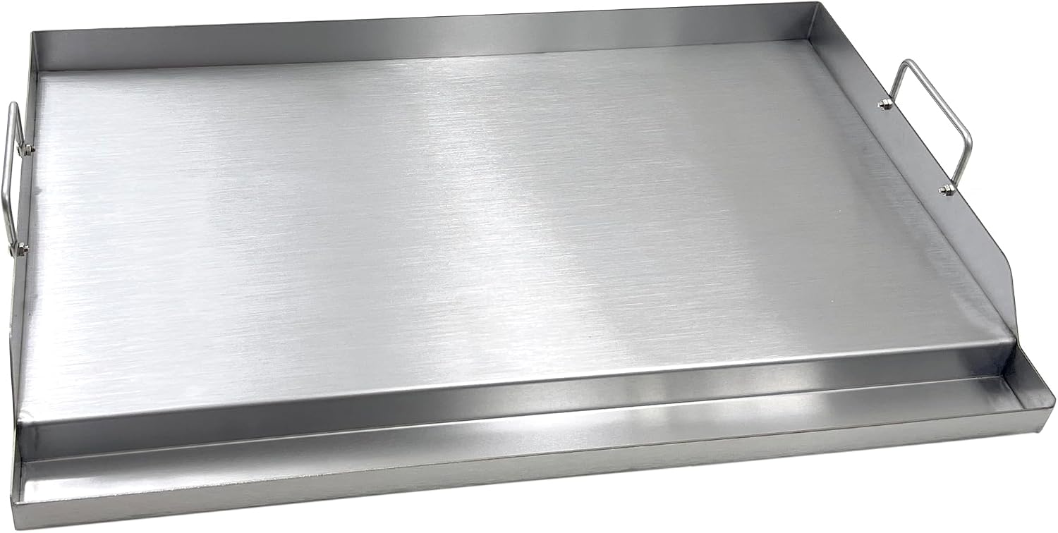 Camping Cooking Flat Top - Piastra per Griglia BBQ in Acciaio