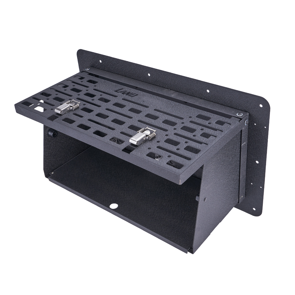 Camping Cooking Table With Storage - Porta posteriore in lega pieghevole tavolo