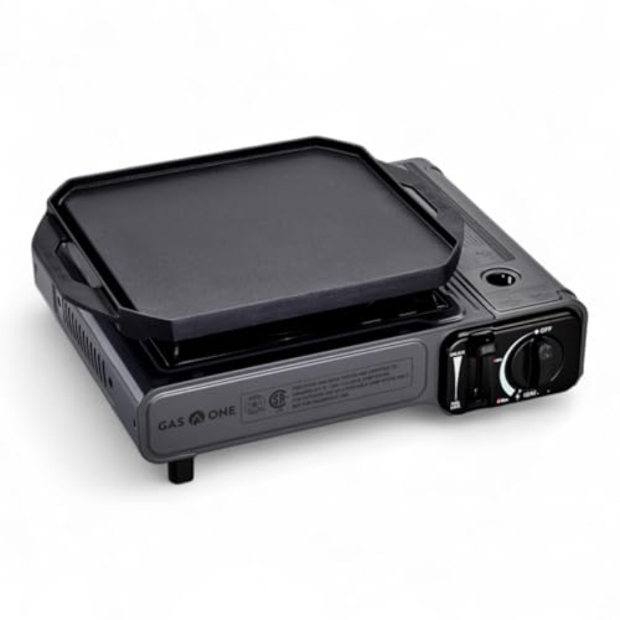 Camping Cooking Flat Top - GasOne GS-1000G-KIT Fornello a Gas Butano