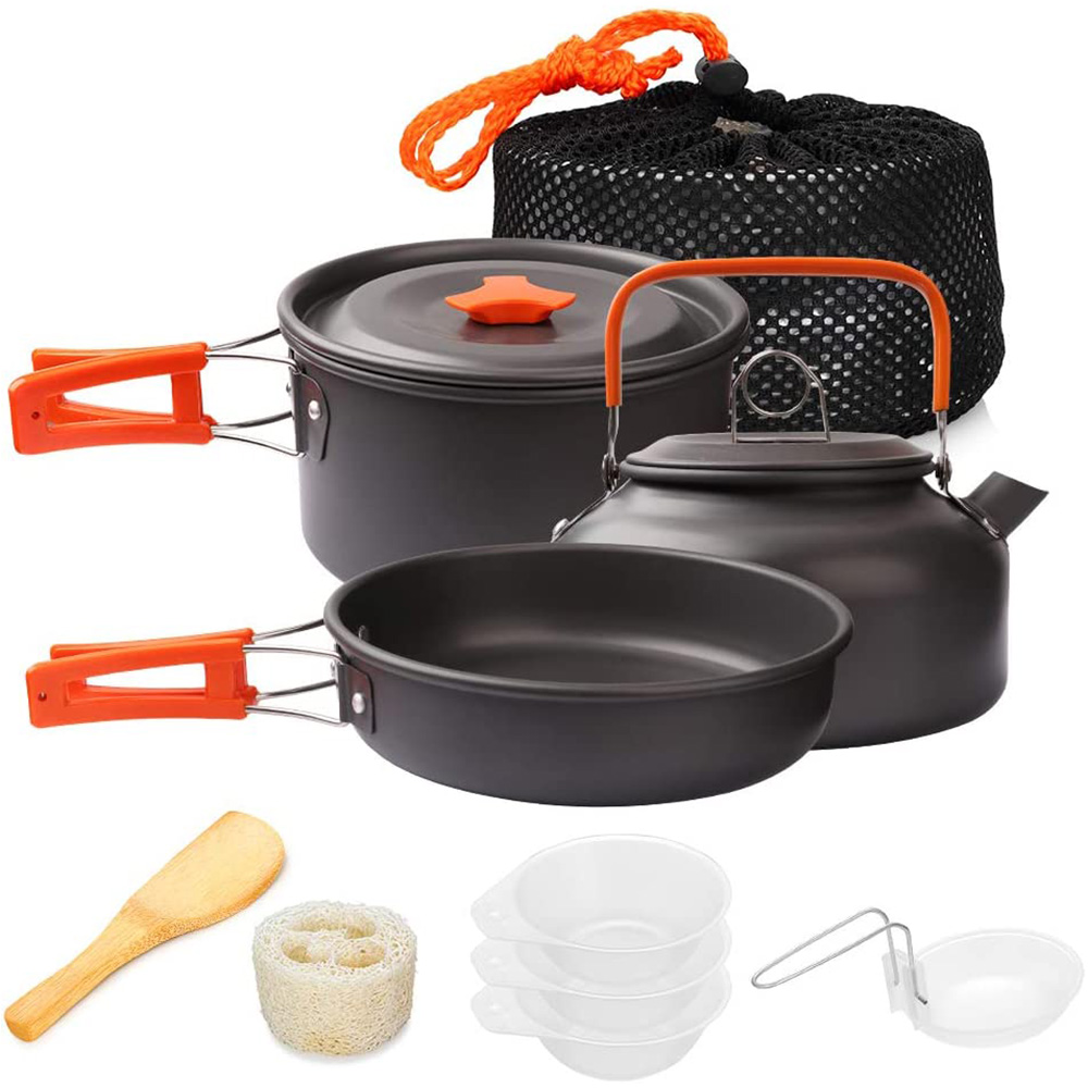 Camping Cooking Utensil Bag - 1 pz/1 set kit di pentole