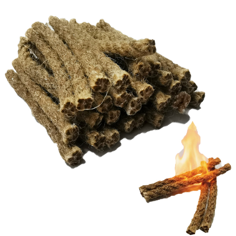 Camping Cooking Wood Stove - Accendifuoco Portatile in Corda di Canapa