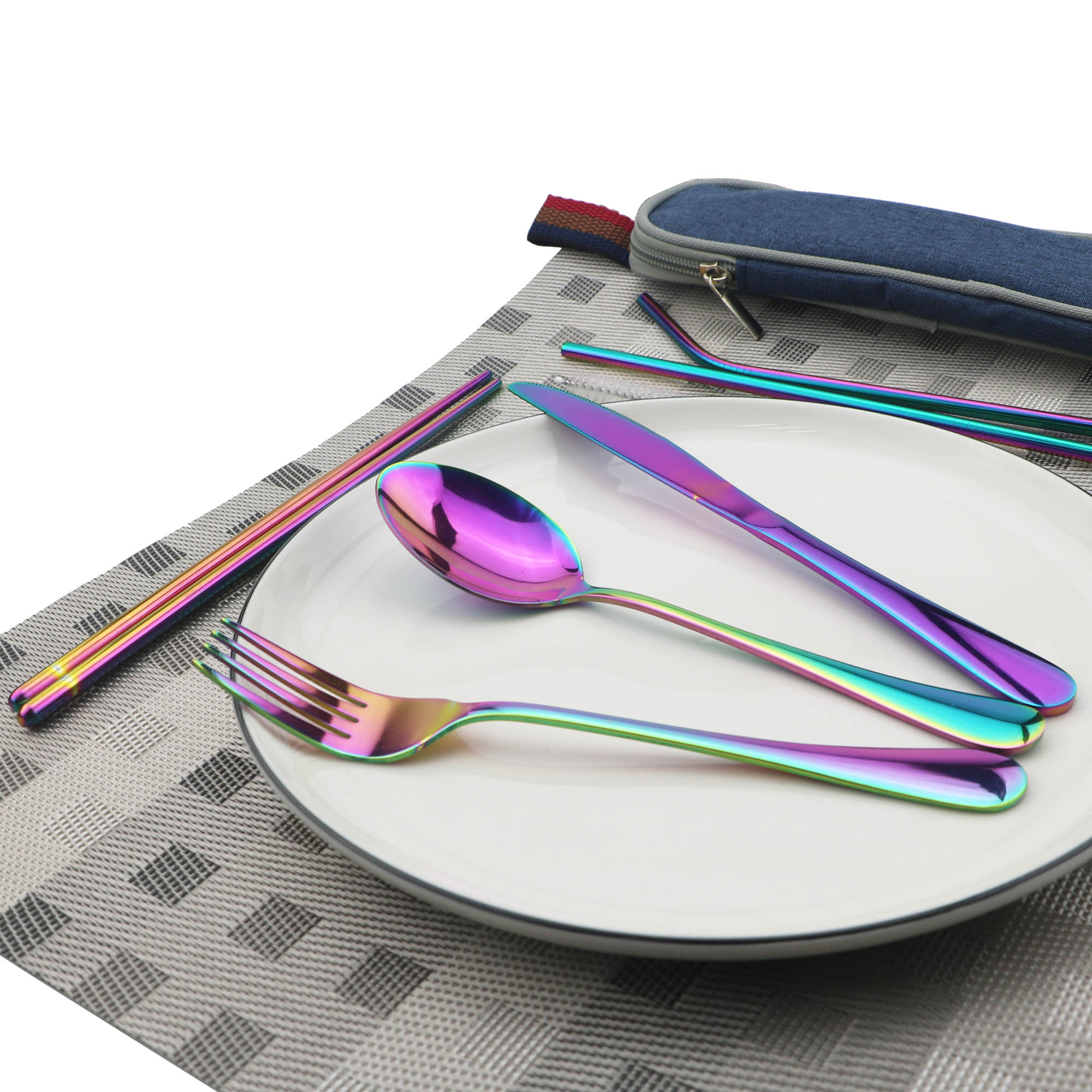 JANKNG stoviglie posate da via - Camping Cooking Cutlery Set recensione e prezzo