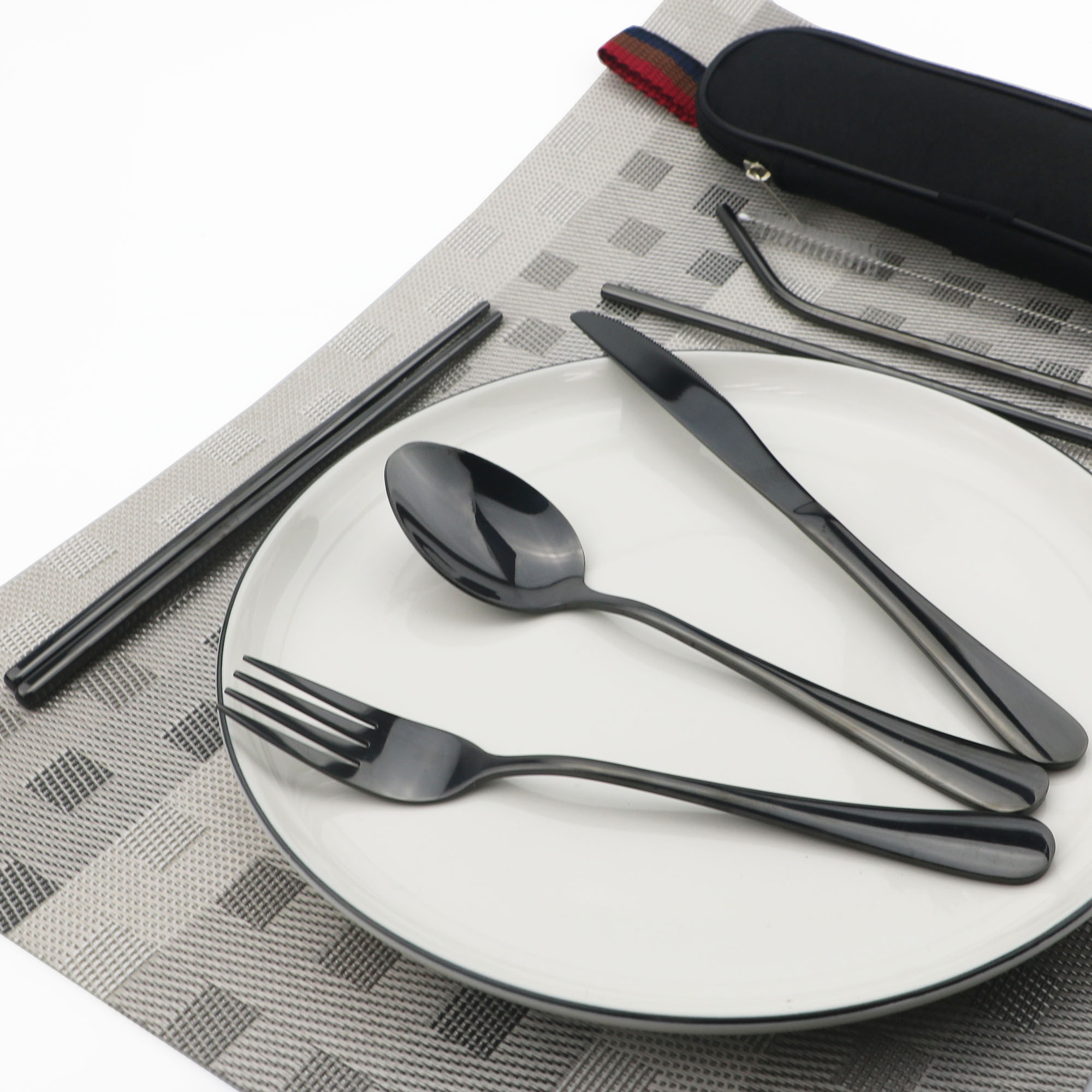 JANKNG stoviglie posate da via - Camping Cooking Cutlery Set recensione e prezzo