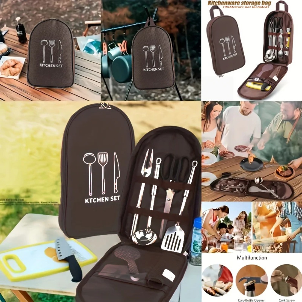 Borsa da cucina portatile per  - Camping Cooking Utensil Bag recensione e prezzo