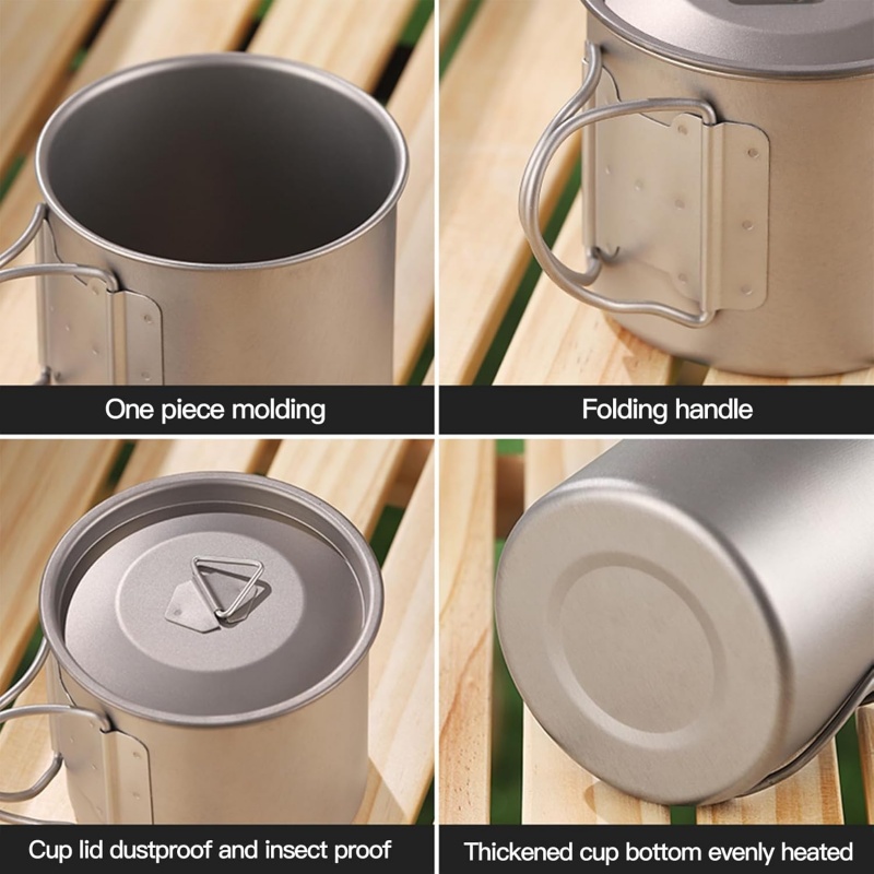 Tazza da campeggio in titanio  - Camping Cooking Utensil Bag recensione e prezzo
