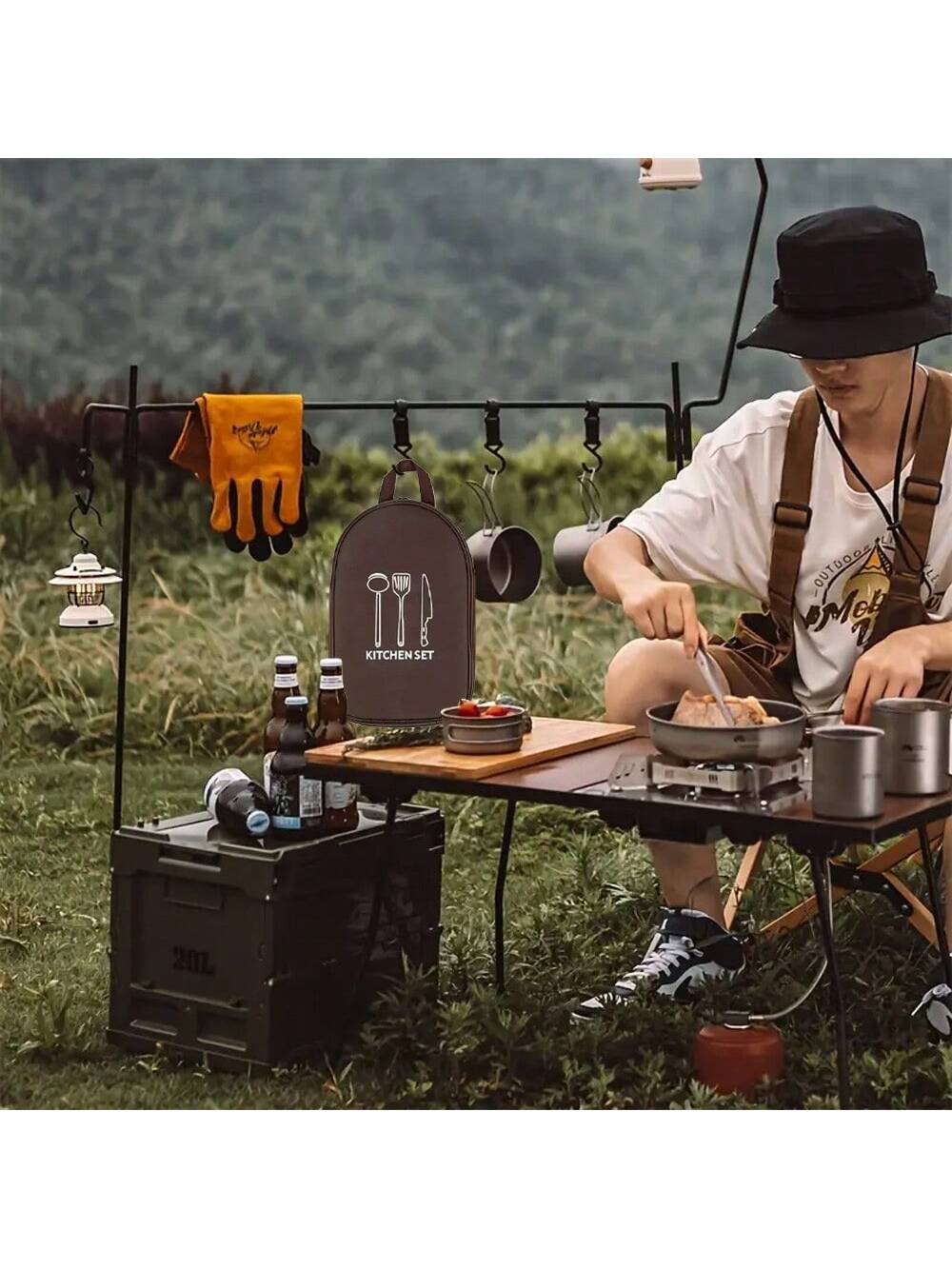 Borsa per riporre pentole da c - Camping Cooking Utensil Bag recensione e prezzo
