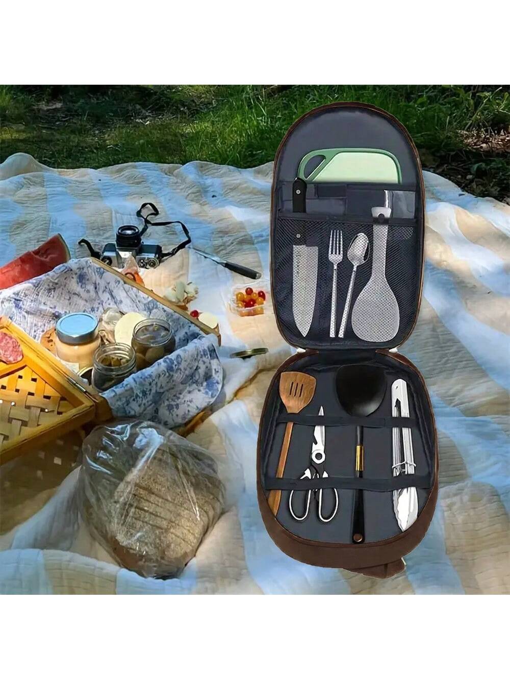 Borsa per riporre pentole da c - Camping Cooking Utensil Bag recensione e prezzo