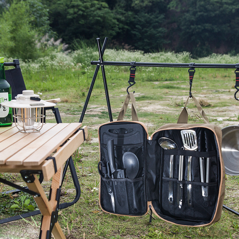 Set da Cucina da Campeggio 8 P - Camping Cooking Utensil Bag recensione e prezzo