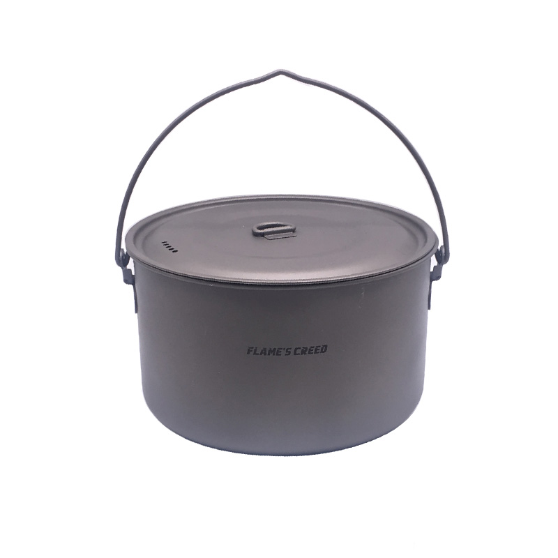 FLAME'S CREED 1100 ml 1950 ml  - Camping Cooking Frying Pan recensione e prezzo
