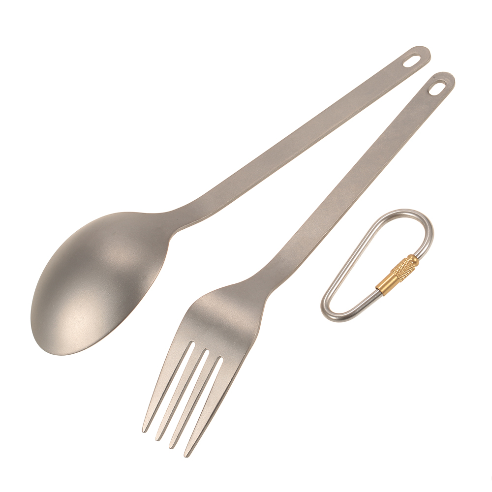 TOMSHOO Stoviglie in titanio C - Camping Cooking Cutlery Set recensione e prezzo