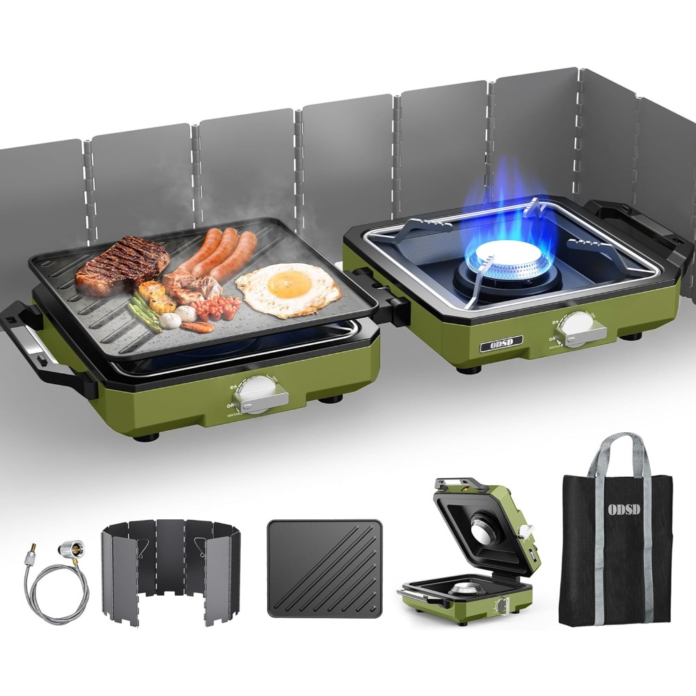Fornello da Campeggio a 2 Fuoc - Camping Cooking Frying Pan recensione e prezzo