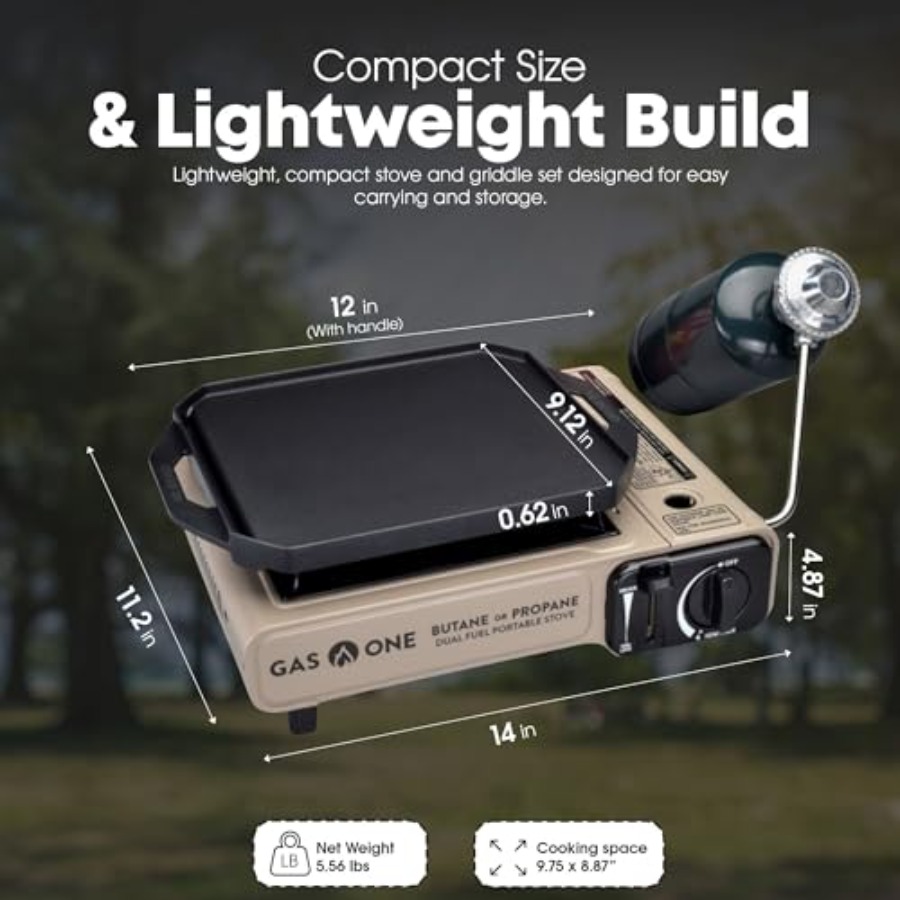 GasOne GS-3400P-KIT Piastra a  - Camping Cooking Flat Top recensione e prezzo