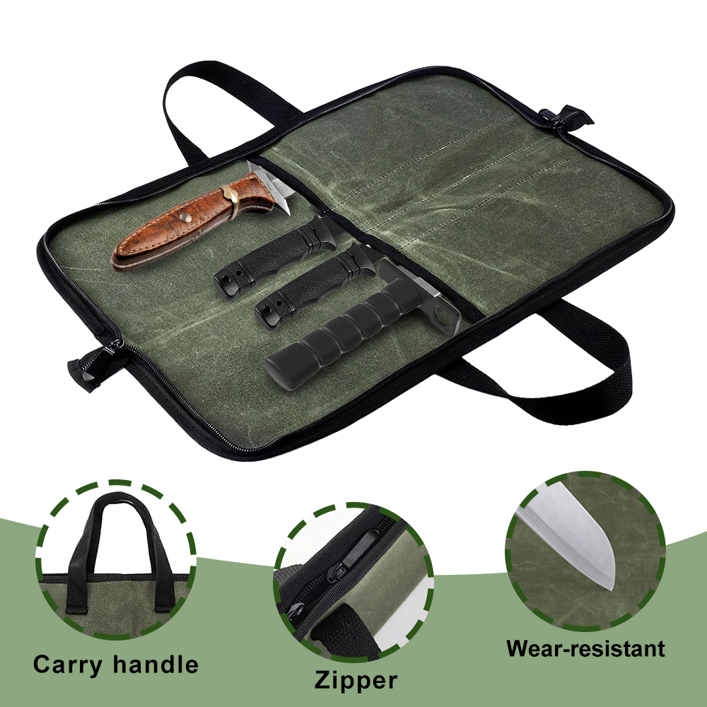 Borsa Porta Coltelli in Tela C - Camping Cooking Utilities recensione e prezzo