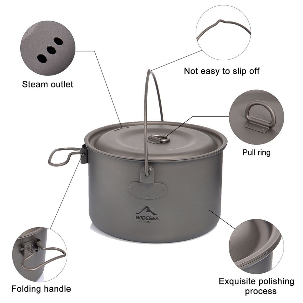 Widesea Stoviglie da campeggio - Camping Cooking Frying Pan recensione e prezzo