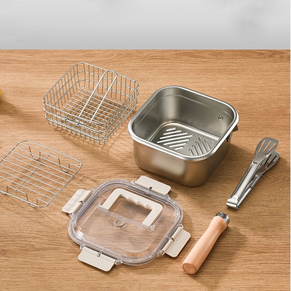 Padella portatile in acciaio i - Camping Cooking Frying Pan recensione e prezzo