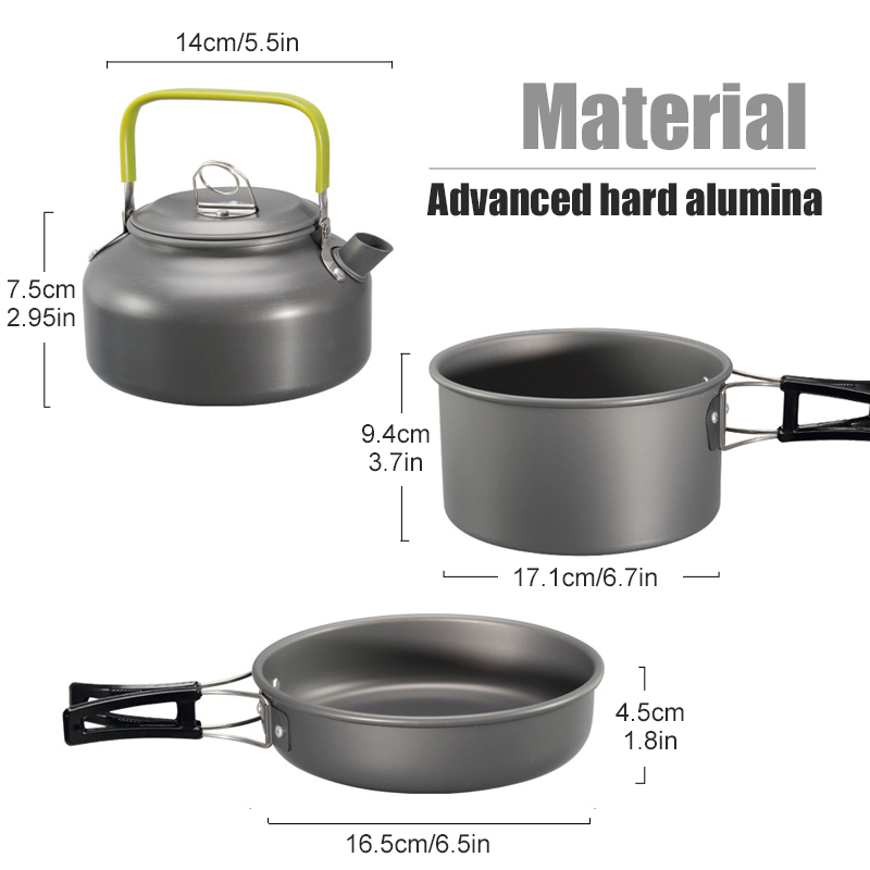 WESTTUNE Kit di pentole da cam - Camping Cooking Utilities recensione e prezzo