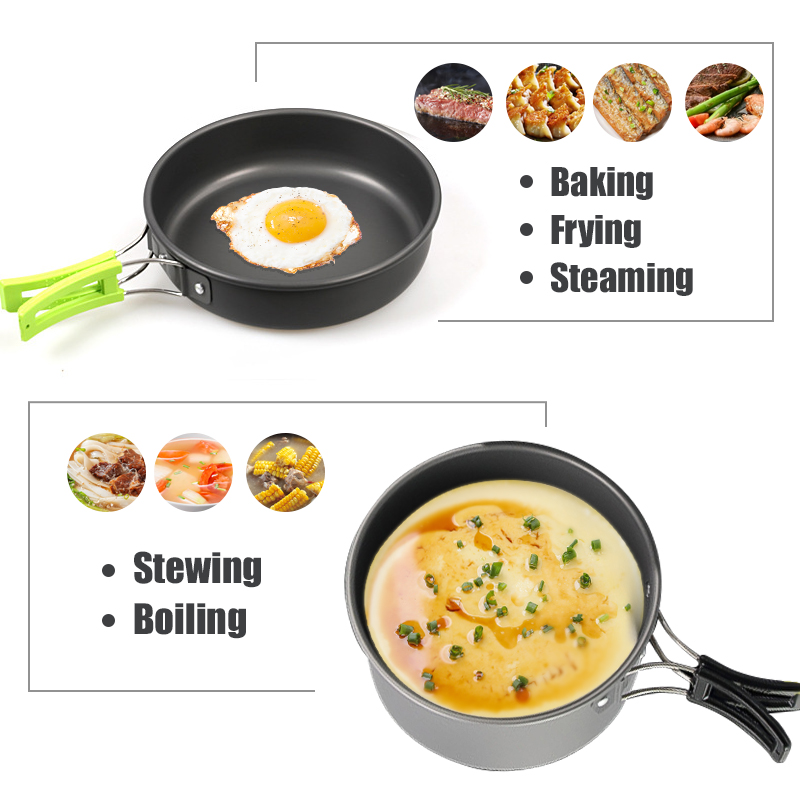WESTTUNE Kit di pentole da cam - Camping Cooking Utilities recensione e prezzo