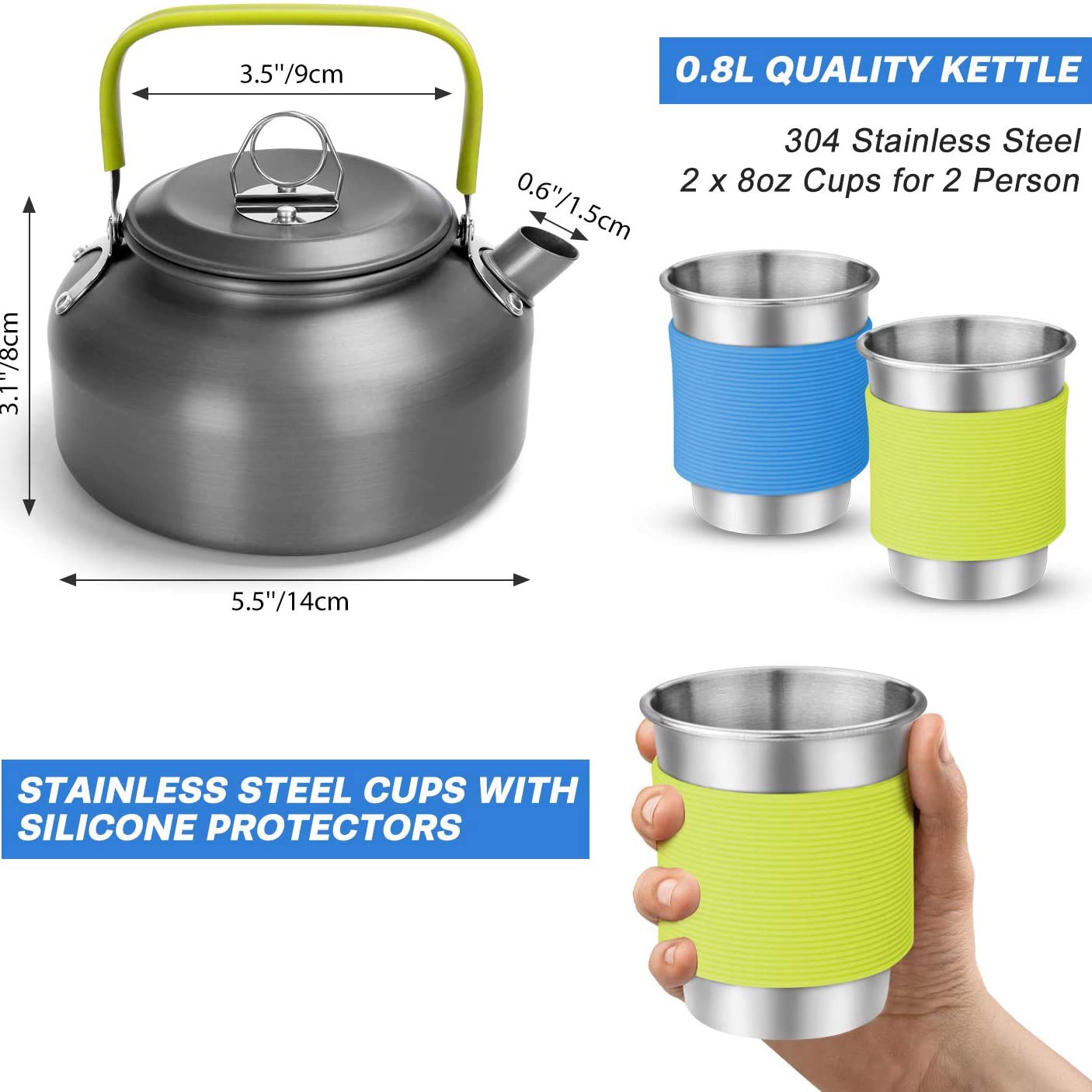 Set Completo da Campeggio per  - Camping Cooking Easy recensione e prezzo