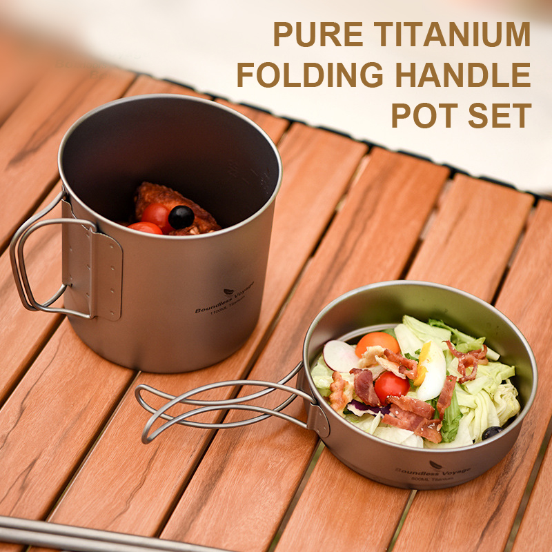 Set di pentole con manico pieg - Camping Cooking Frying Pan recensione e prezzo