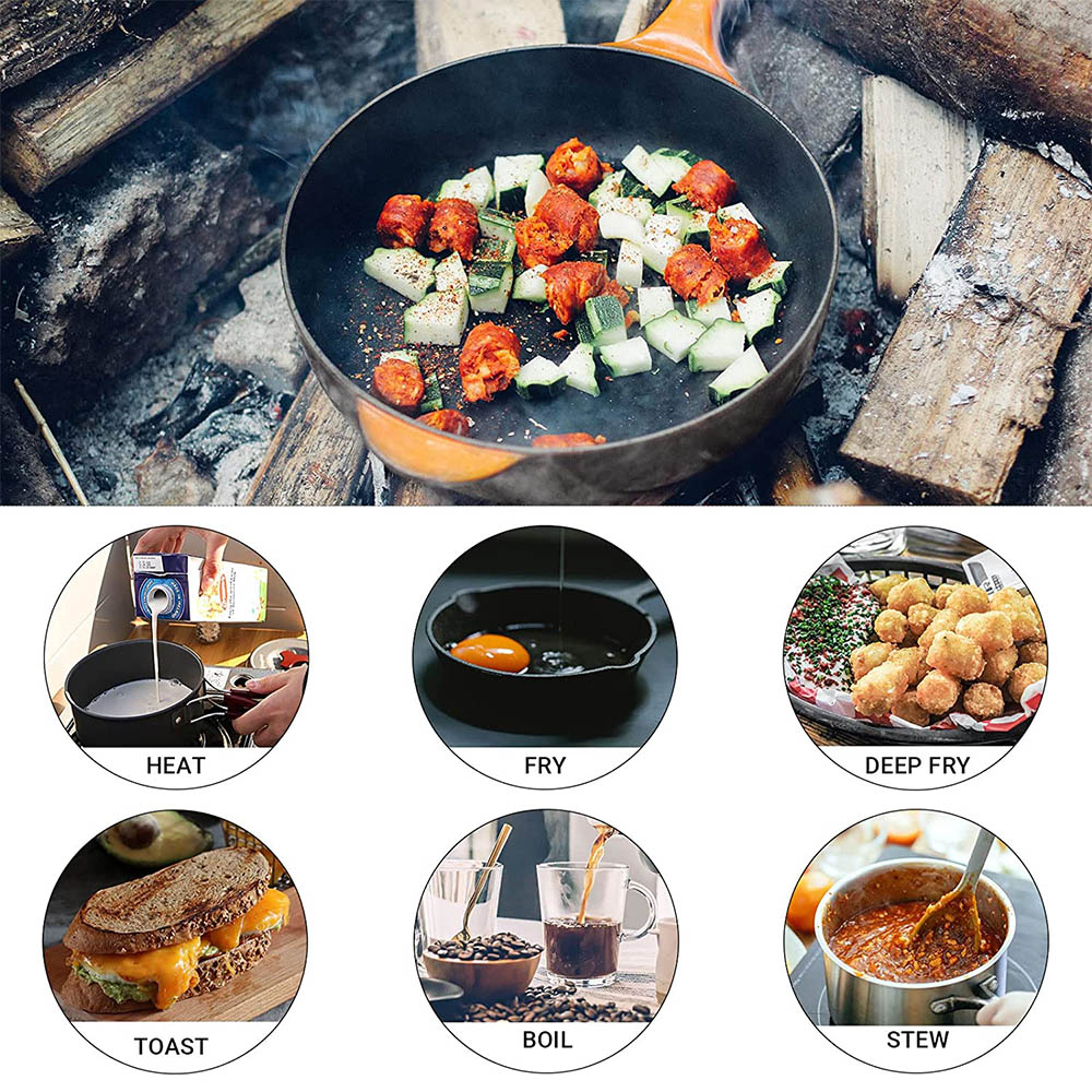 Pentola da picnic per 3-4 pers - Camping Cooking Frying Pan recensione e prezzo