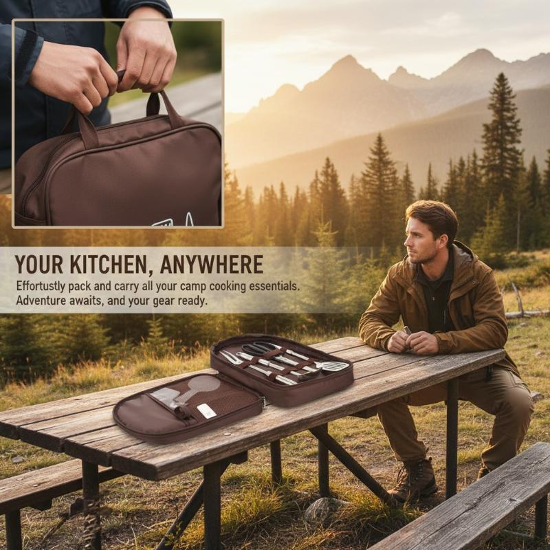 Borsa da cucina per esterni, b - Camping Cooking Utensil Bag recensione e prezzo