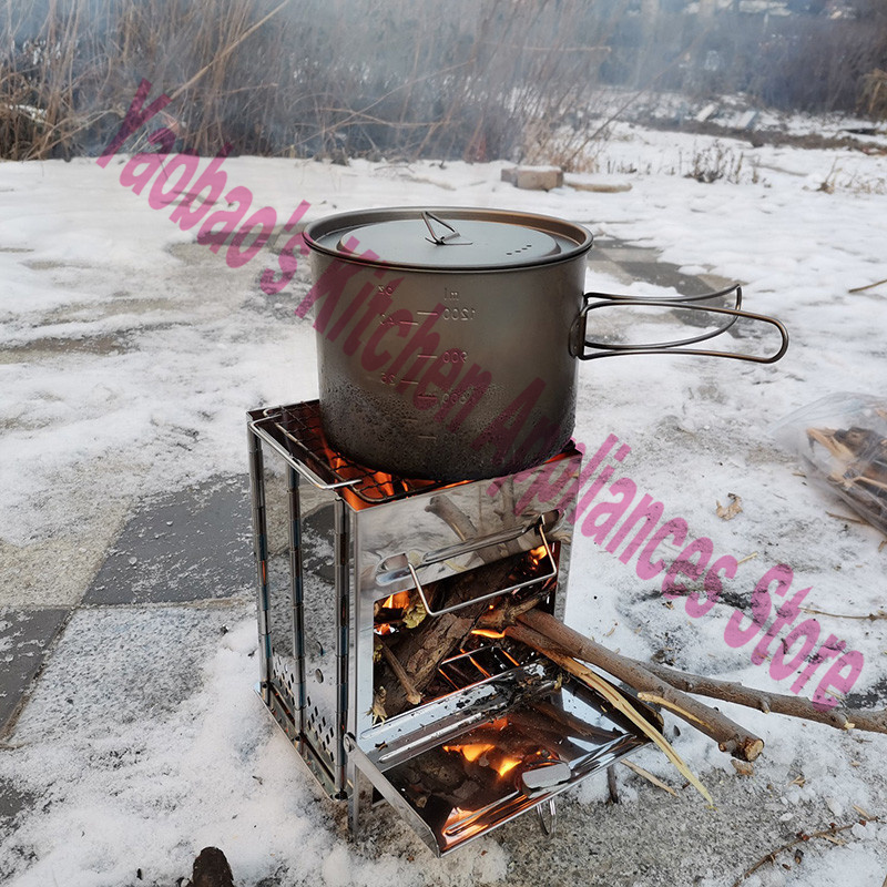 Stufa a Legna per Campeggio, A - Camping Cooking Wood Stove recensione e prezzo
