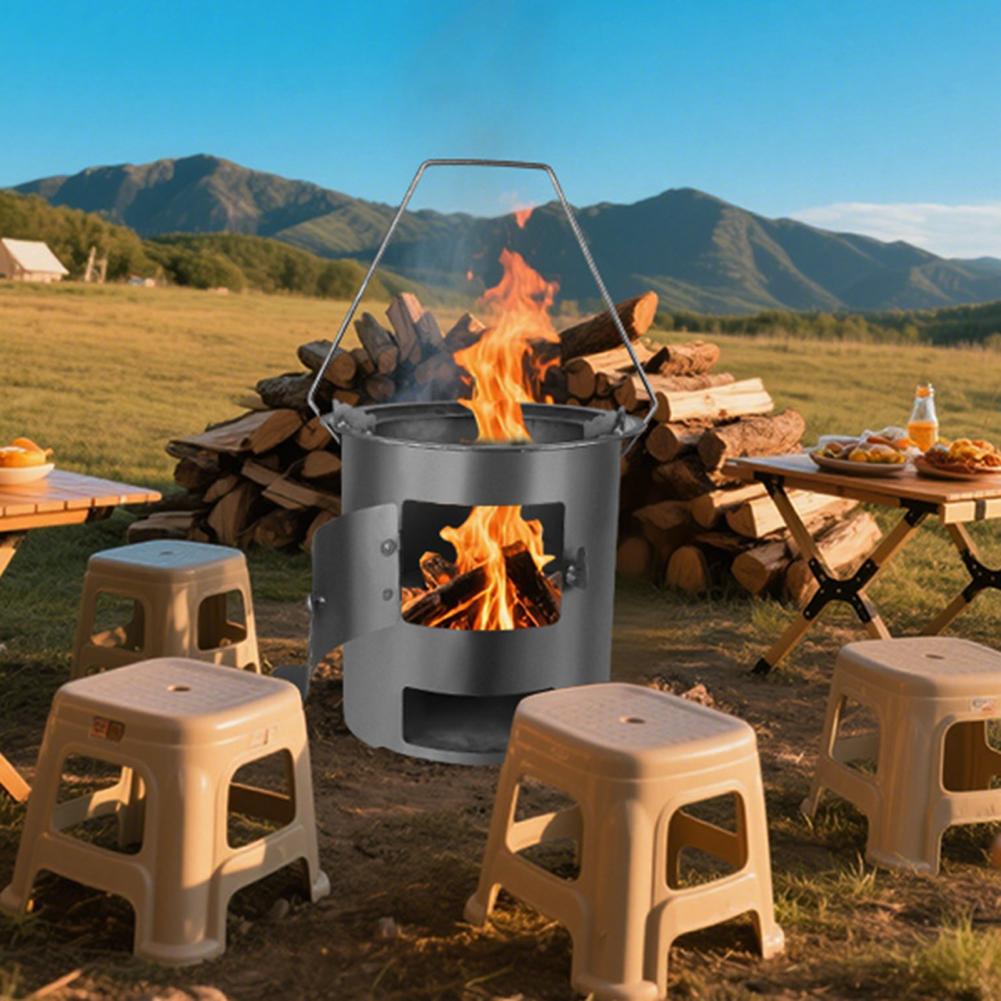 Fornello da campeggio a legna  - Camping Cooking Easy recensione e prezzo