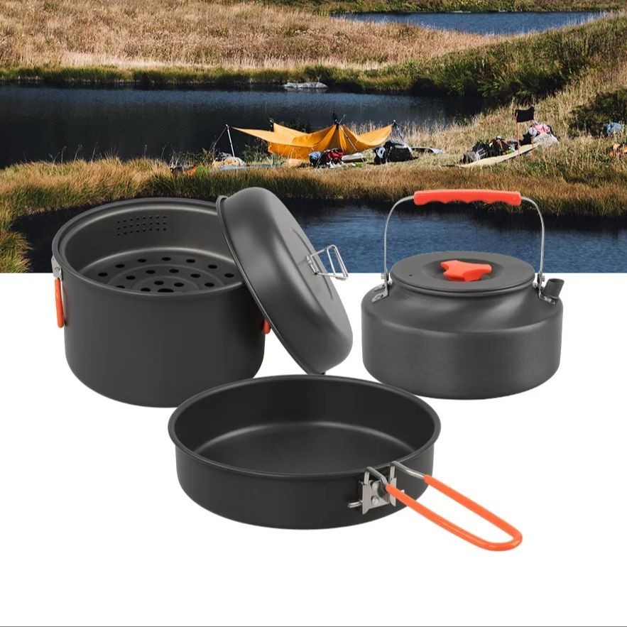 Set di pentole da esterno pent - Camping Cooking Frying Pan recensione e prezzo