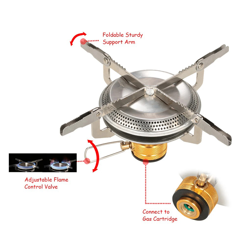 Fornello a gas da campeggio es - Camping Cooking Wood Stove recensione e prezzo