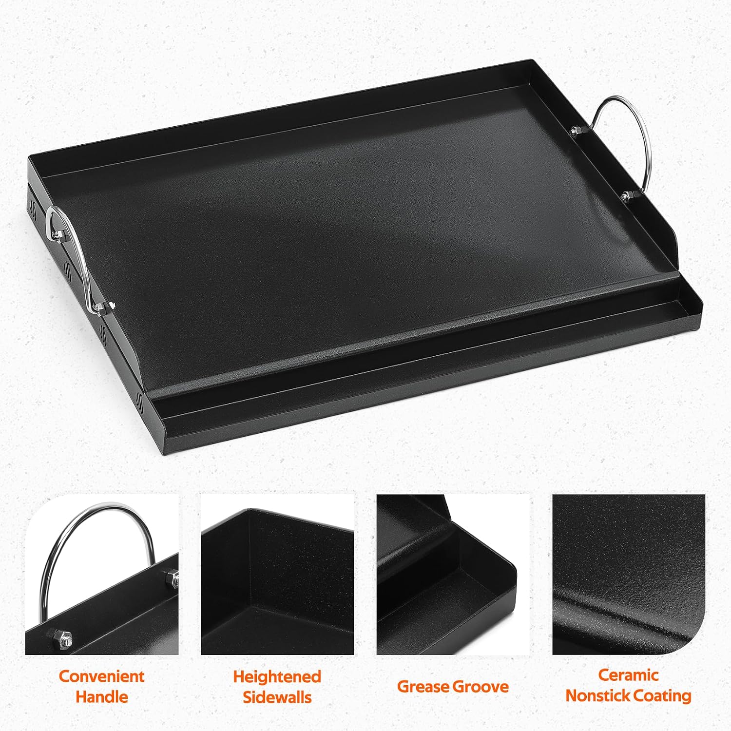 Piastra universale per barbecu - Camping Cooking Flat Top recensione e prezzo