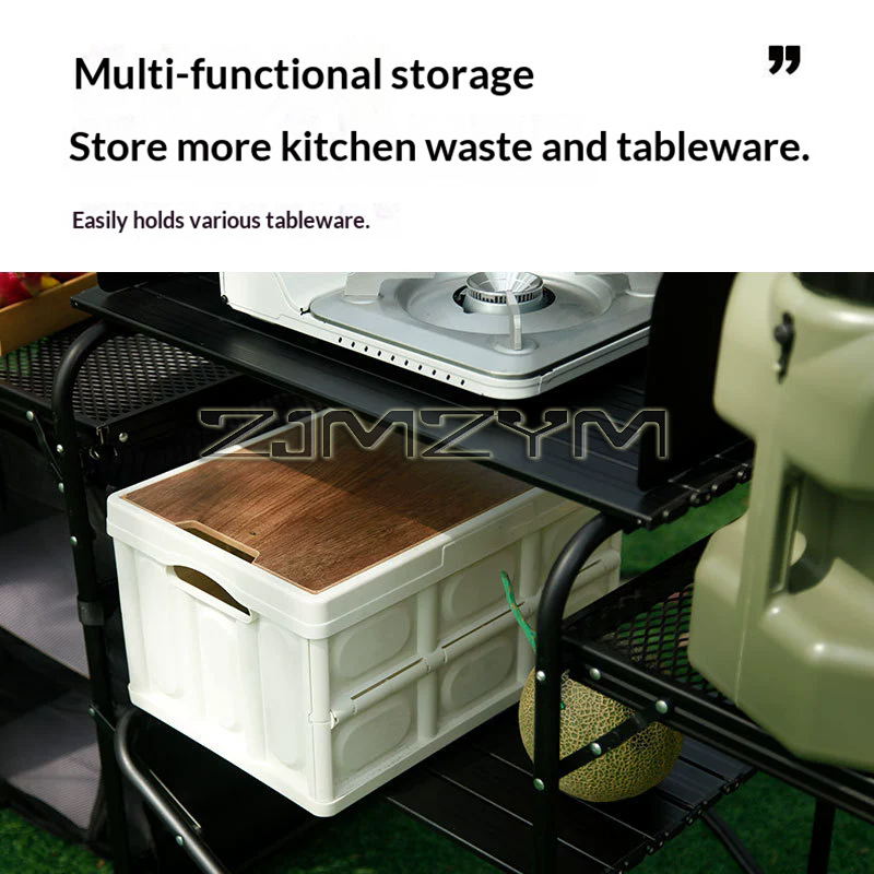 Tavolo Pieghevole da Campeggio - Camping Cooking Table With Storage recensione e prezzo