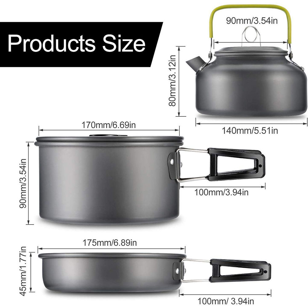 Set di utensili da cucina per  - Camping Cooking Utilities recensione e prezzo