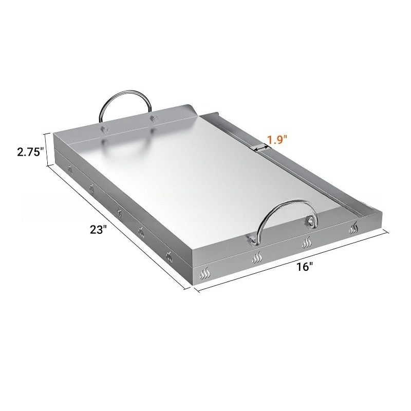 Piastra per barbecue in acciai - Camping Cooking Flat Top recensione e prezzo