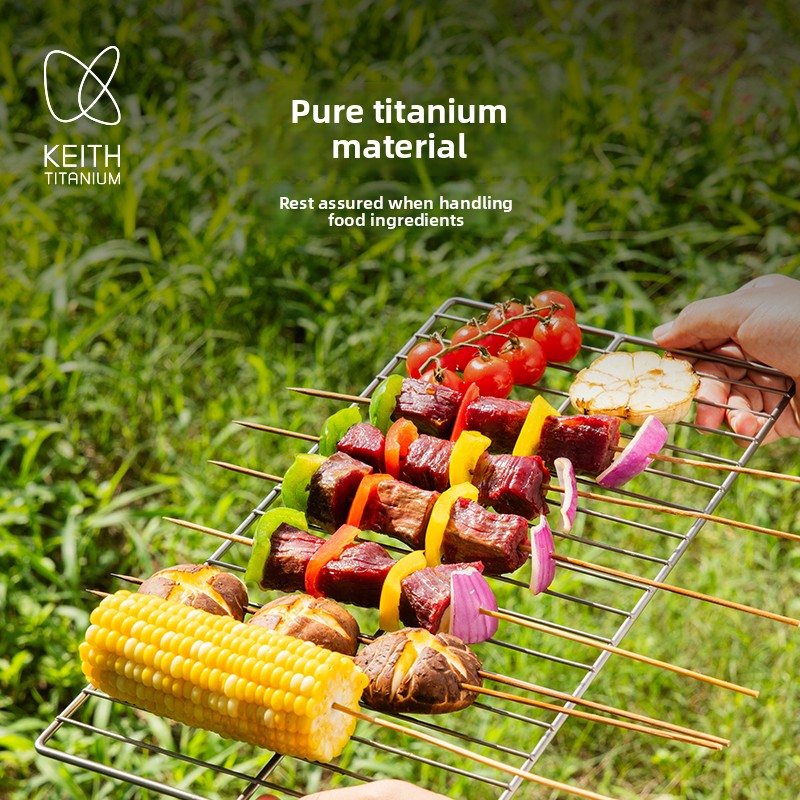 KEITH Rete per Griglia in Tita - Camping Cooking Rack recensione e prezzo