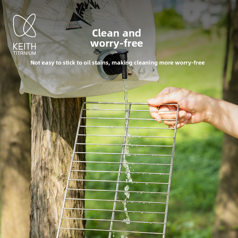 KEITH Rete per Griglia in Tita - Camping Cooking Rack recensione e prezzo