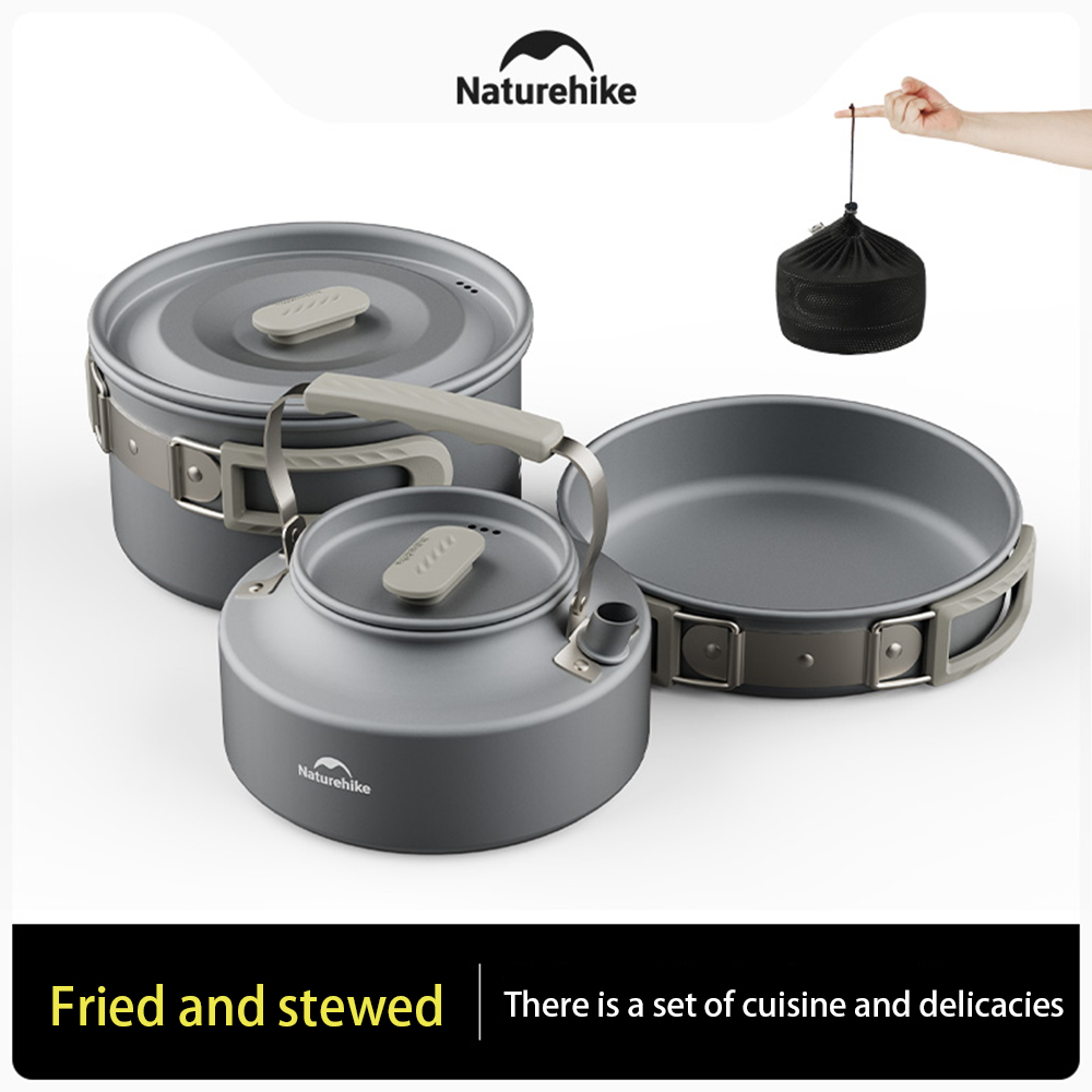 Naturehike Set di pentole da e - Camping Cooking Frying Pan recensione e prezzo