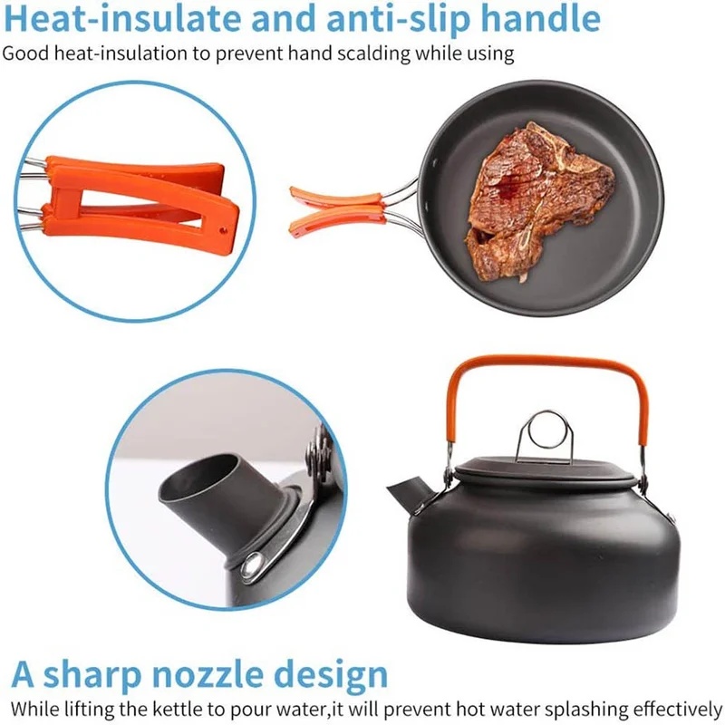 Set da cucina da campeggio, pe - Camping Cooking Utensil Bag recensione e prezzo